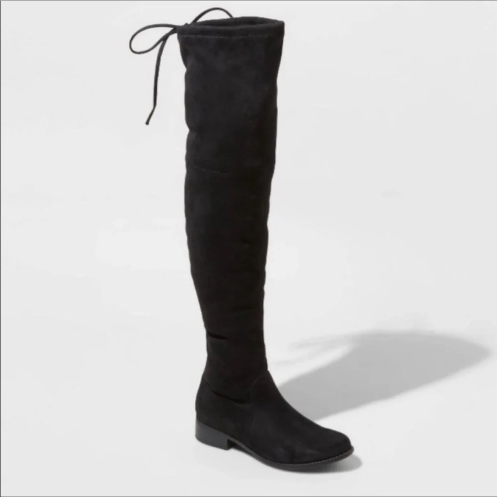 A new day Over the knee boots black nwt - Picture 2 of 9
